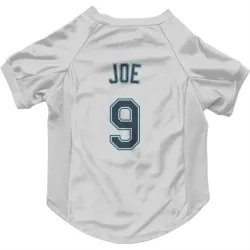 Seattle Mariners Connor Joe White Pet Jersey for Dog & Cat