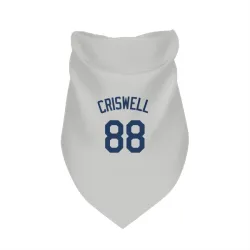 Seattle Mariners Cooper Criswell Gray Pet Bandana for Dog & Cat