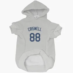 Seattle Mariners Cooper Criswell Gray Pet Hoodie for Dog & Cat