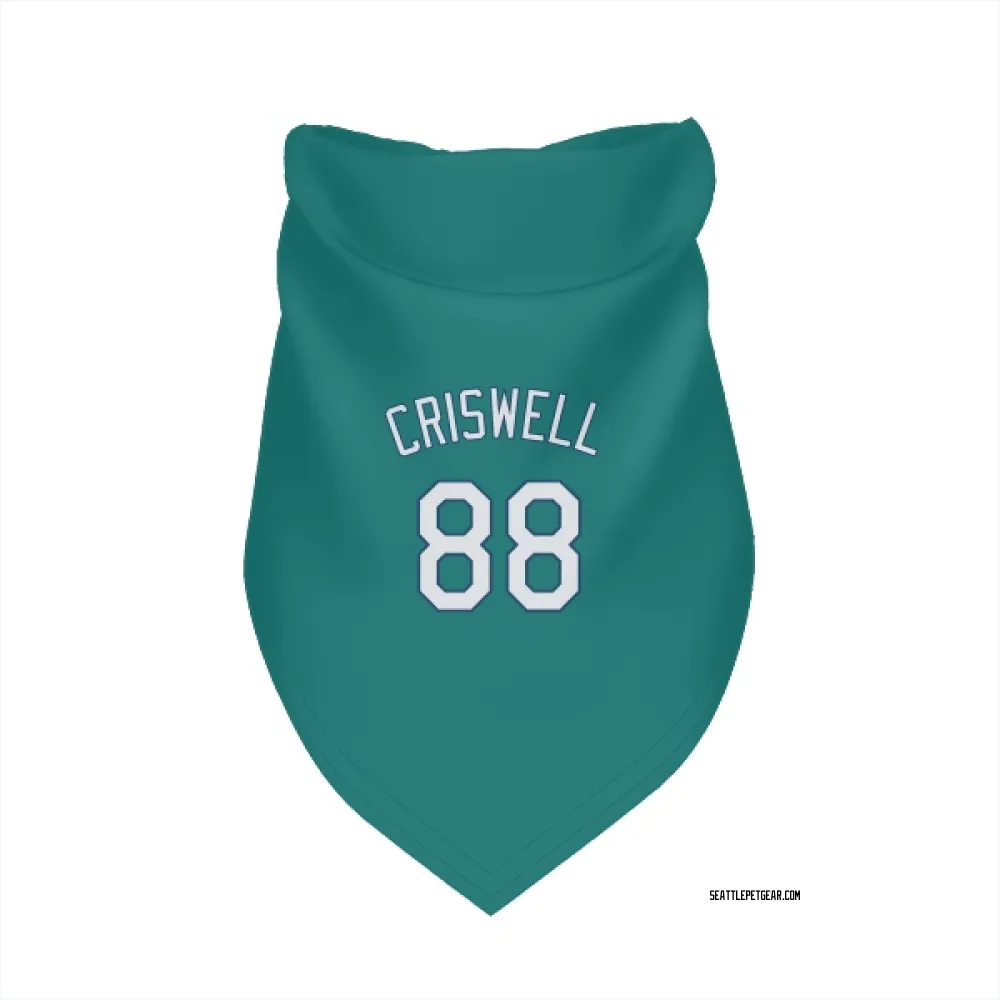 Seattle Mariners Cooper Criswell Green Pet Bandana for Dog & Cat