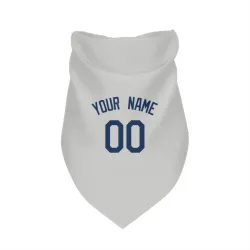 Seattle Mariners Custom Gray Pet Bandana for Dog & Cat