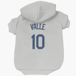 Seattle Mariners Dave Valle Gray Pet Hoodie for Dog & Cat