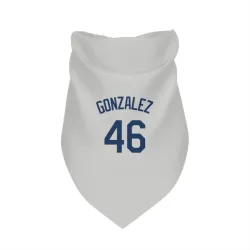 Seattle Mariners Domingo Gonzalez Gray Pet Bandana for Dog & Cat