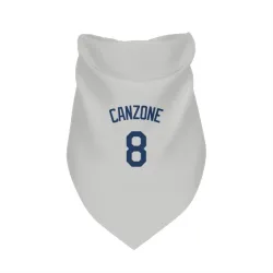 Seattle Mariners Dominic Canzone Gray Pet Bandana for Dog & Cat