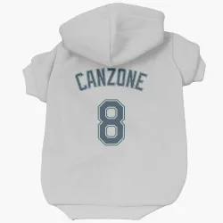 Seattle Mariners Dominic Canzone White Pet Hoodie for Dog & Cat