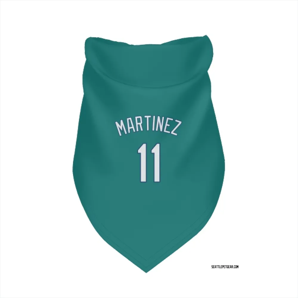 Seattle Mariners Edgar Martinez Green Pet Bandana for Dog & Cat