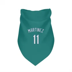 Seattle Mariners Edgar Martinez Green Pet Bandana for Dog & Cat