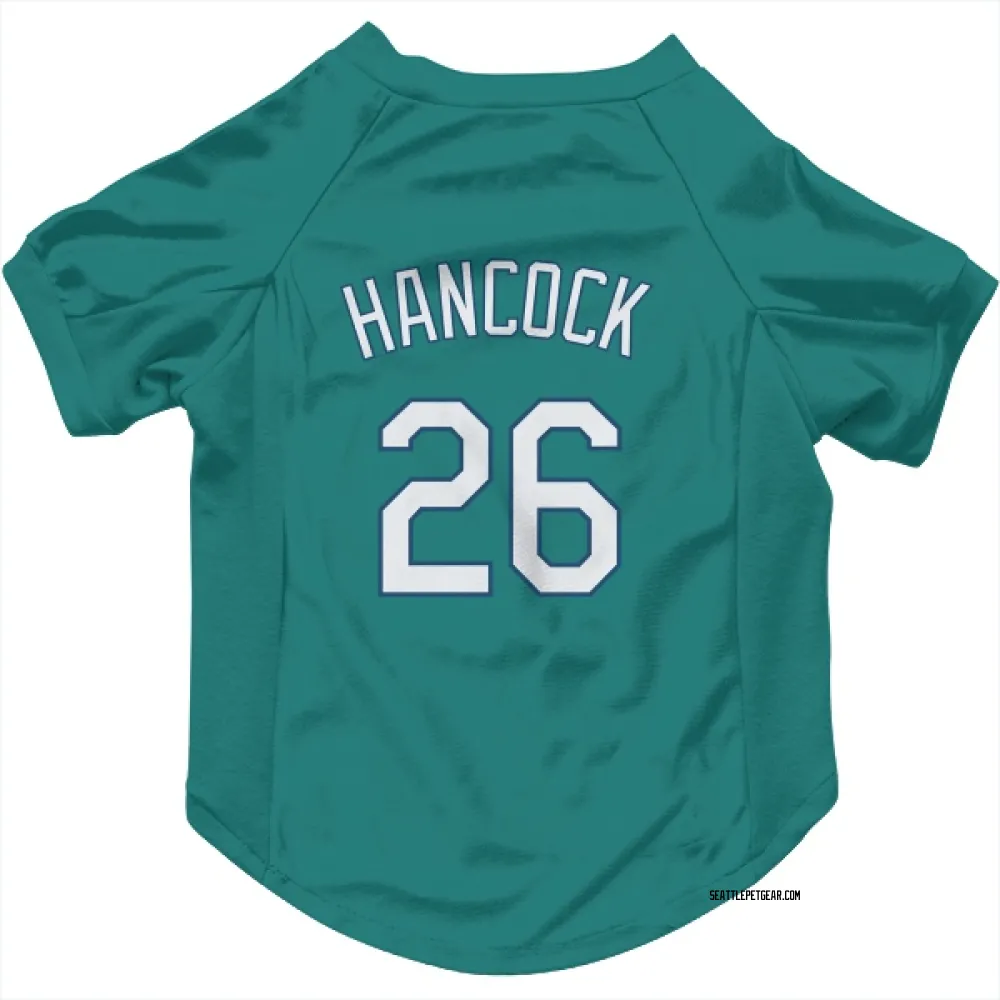 Seattle Mariners Emerson Hancock Green Pet Jersey for Dog & Cat
