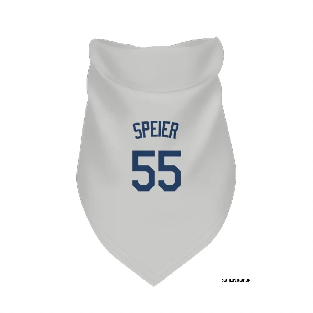 Seattle Mariners Gabe Speier Gray Pet Bandana for Dog & Cat