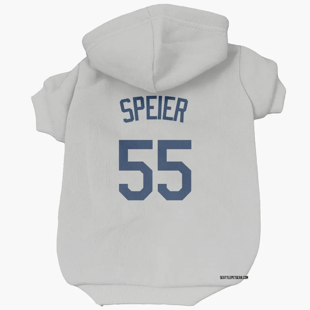 Seattle Mariners Gabe Speier Gray Pet Hoodie for Dog & Cat