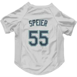Seattle Mariners Gabe Speier White Pet Jersey for Dog & Cat