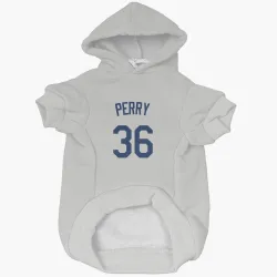 Seattle Mariners Gaylord Perry Gray Pet Hoodie for Dog & Cat