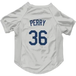 Seattle Mariners Gaylord Perry Gray Pet Jersey for Dog & Cat