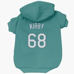 Seattle Mariners George Kirby Green Pet Hoodie for Dog & Cat