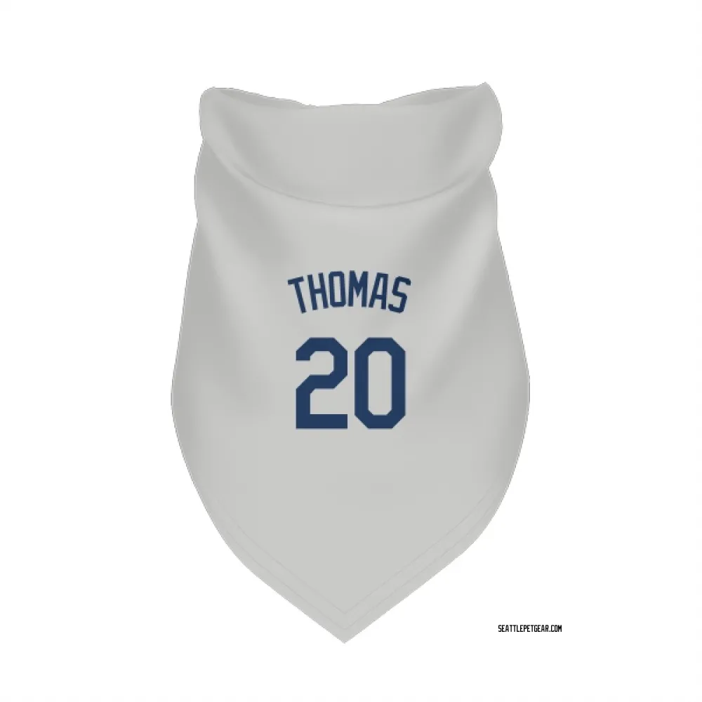 Seattle Mariners Gorman Thomas Gray Pet Bandana for Dog & Cat