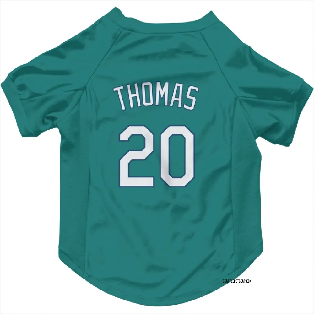 Seattle Mariners Gorman Thomas Green Pet Jersey for Dog & Cat