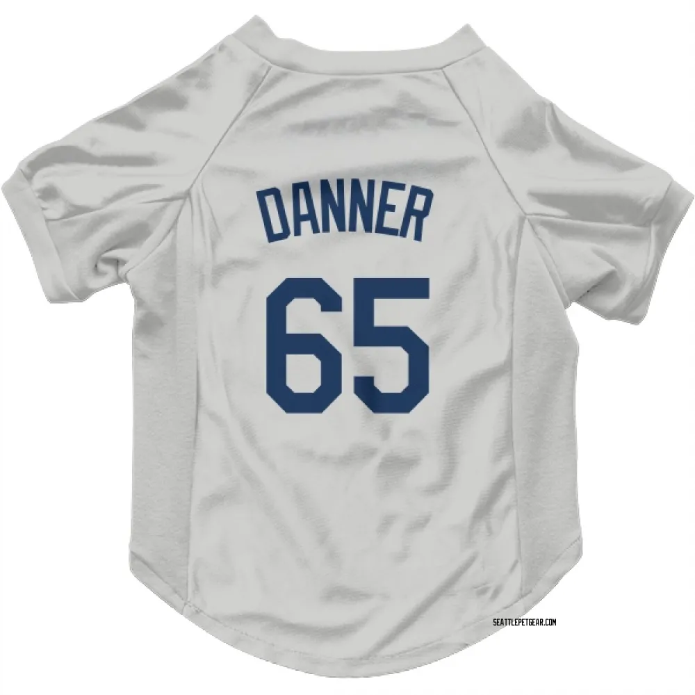 Seattle Mariners Hagen Danner Gray Pet Jersey for Dog & Cat