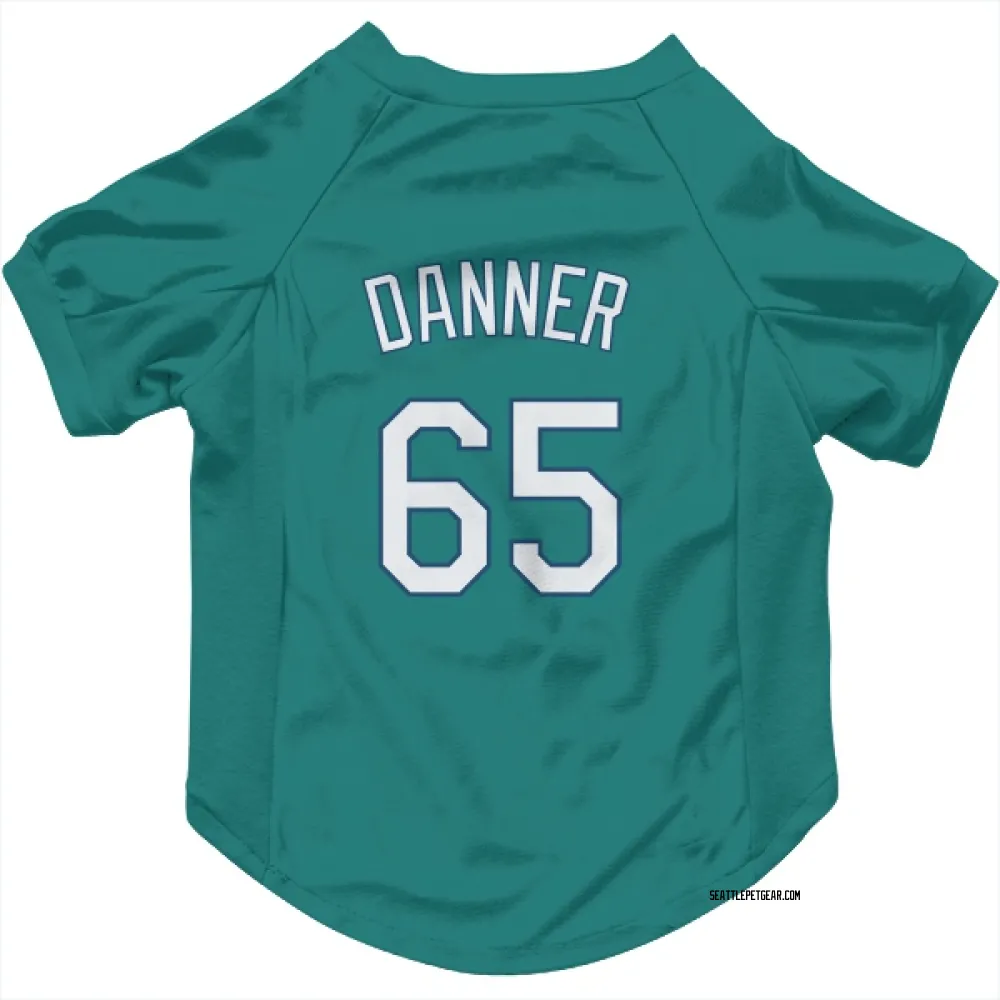 Seattle Mariners Hagen Danner Green Pet Jersey for Dog & Cat