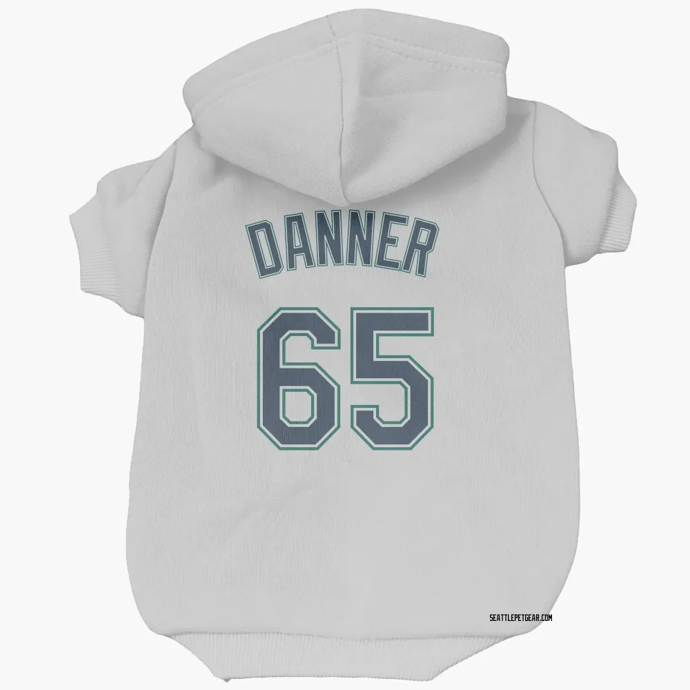 Seattle Mariners Hagen Danner White Pet Hoodie for Dog & Cat