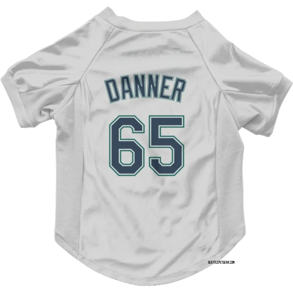 Seattle Mariners Hagen Danner White Pet Jersey for Dog & Cat