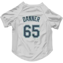 Seattle Mariners Hagen Danner White Pet Jersey for Dog & Cat