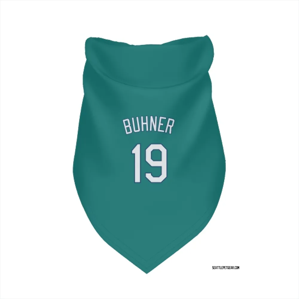 Seattle Mariners Jay Buhner Green Pet Bandana for Dog & Cat