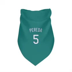 Seattle Mariners Jhonny Pereda Green Pet Bandana for Dog & Cat