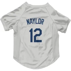 Seattle Mariners Josh Naylor Gray Pet Jersey for Dog & Cat