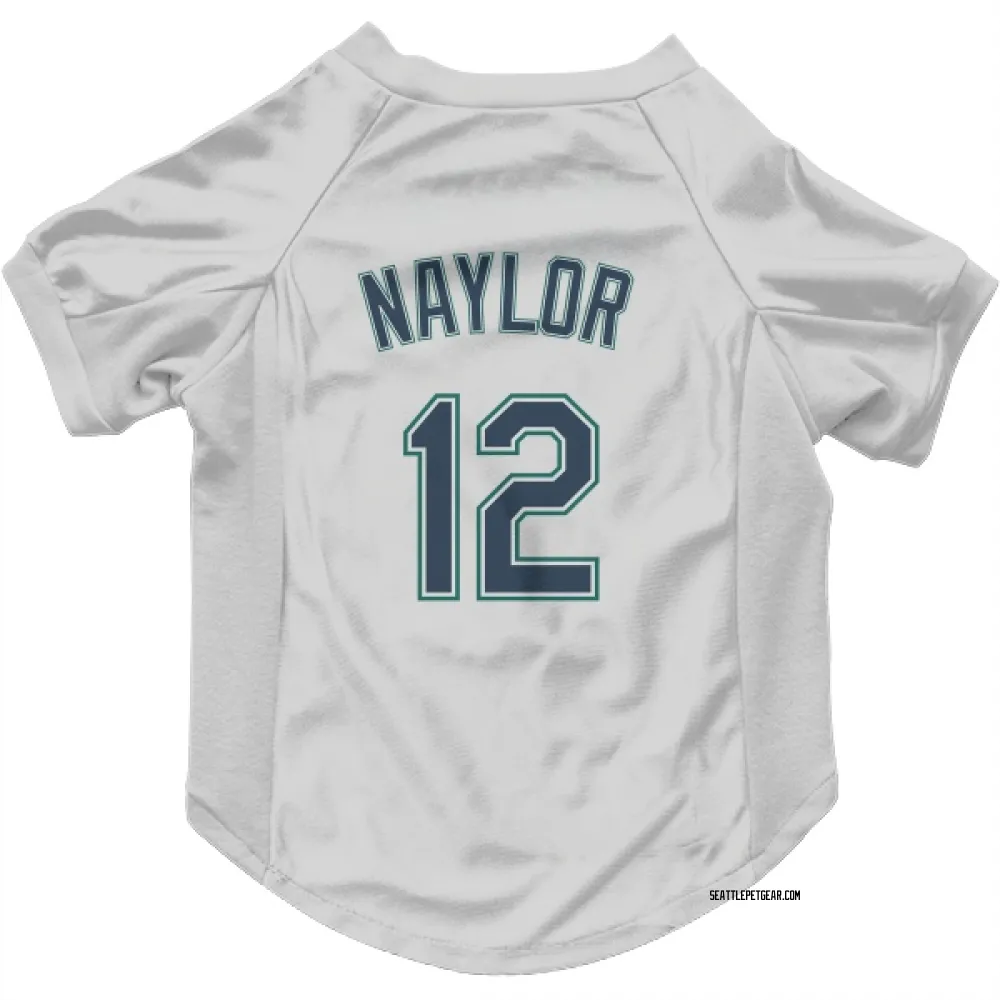 Seattle Mariners Josh Naylor White Pet Jersey for Dog & Cat