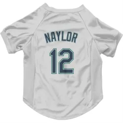 Seattle Mariners Josh Naylor White Pet Jersey for Dog & Cat