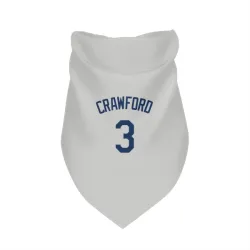 Seattle Mariners J.P. Crawford Gray Pet Bandana for Dog & Cat