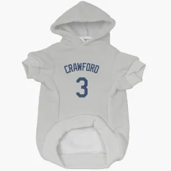 Seattle Mariners J.P. Crawford Gray Pet Hoodie for Dog & Cat