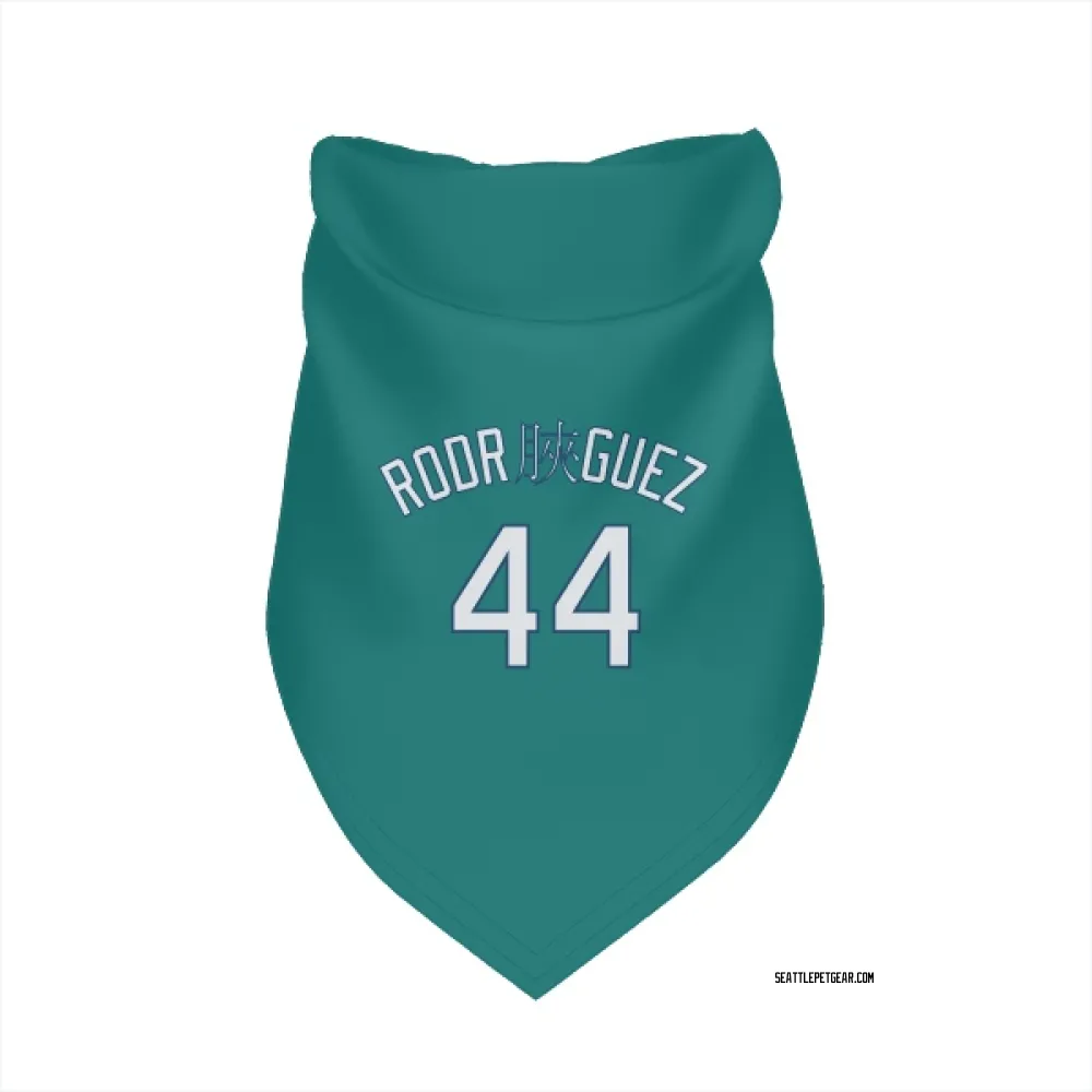 Seattle Mariners Julio Rodriguez Green Pet Bandana for Dog & Cat
