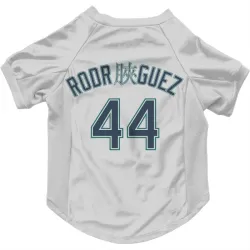 Seattle Mariners Julio Rodriguez White Pet Jersey for Dog & Cat