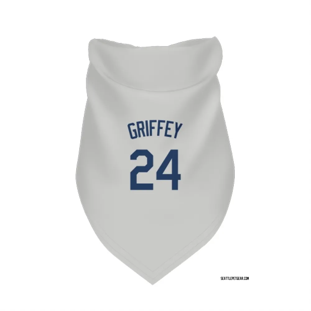 Seattle Mariners Ken Griffey Gray Pet Bandana for Dog & Cat