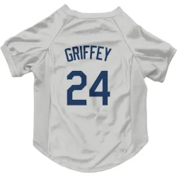 Seattle Mariners Ken Griffey Gray Pet Jersey for Dog & Cat