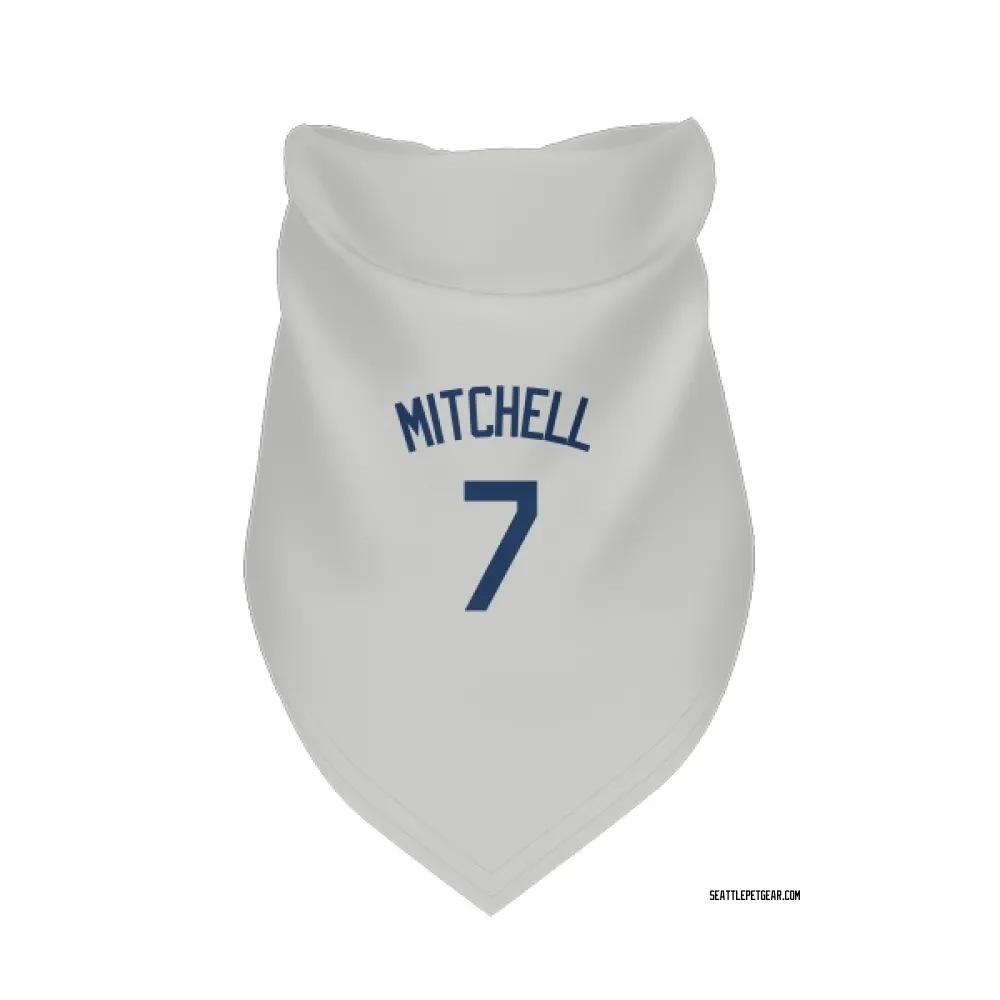 Seattle Mariners Kevin Mitchell Gray Pet Bandana for Dog & Cat