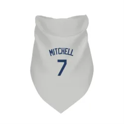 Seattle Mariners Kevin Mitchell Gray Pet Bandana for Dog & Cat