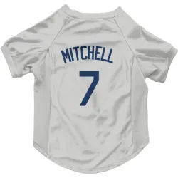 Seattle Mariners Kevin Mitchell Gray Pet Jersey for Dog & Cat