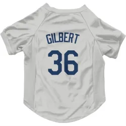 Seattle Mariners Logan Gilbert Gray Pet Jersey for Dog & Cat