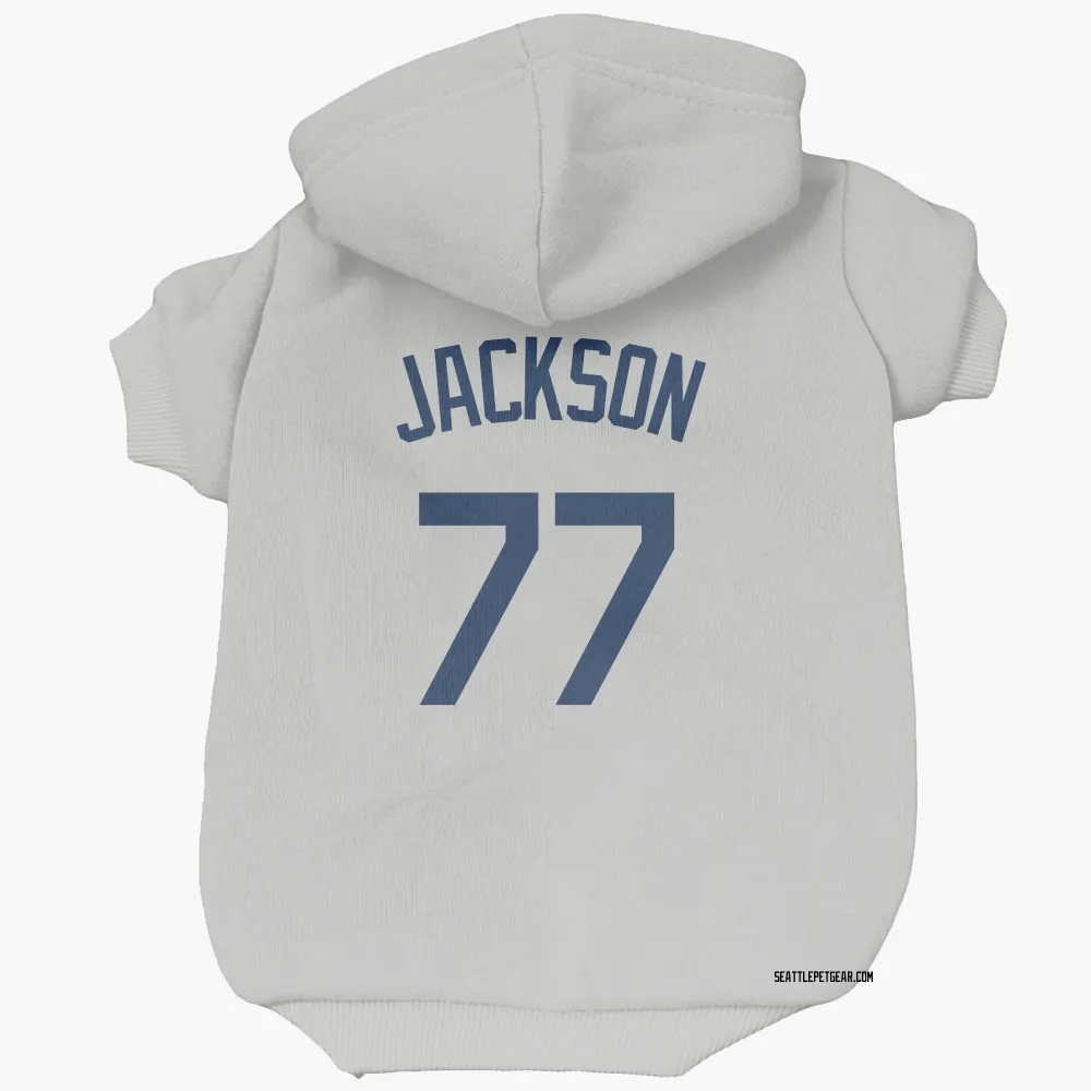Seattle Mariners Luke Jackson Gray Pet Hoodie for Dog & Cat