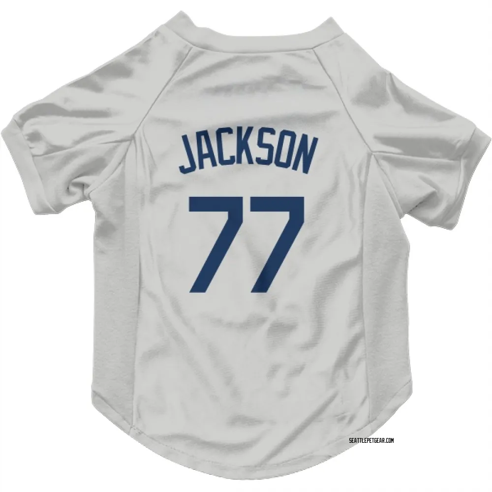 Seattle Mariners Luke Jackson Gray Pet Jersey for Dog & Cat