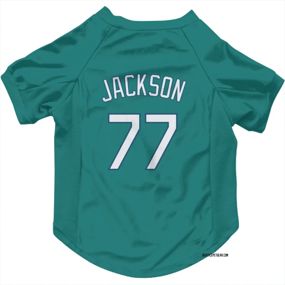Seattle Mariners Luke Jackson Green Pet Jersey for Dog & Cat