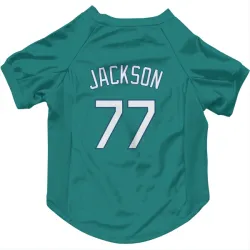Seattle Mariners Luke Jackson Green Pet Jersey for Dog & Cat