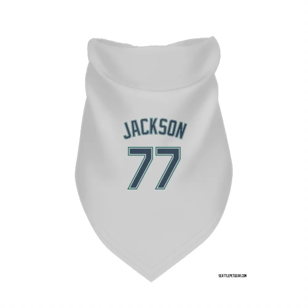Seattle Mariners Luke Jackson White Pet Bandana for Dog & Cat
