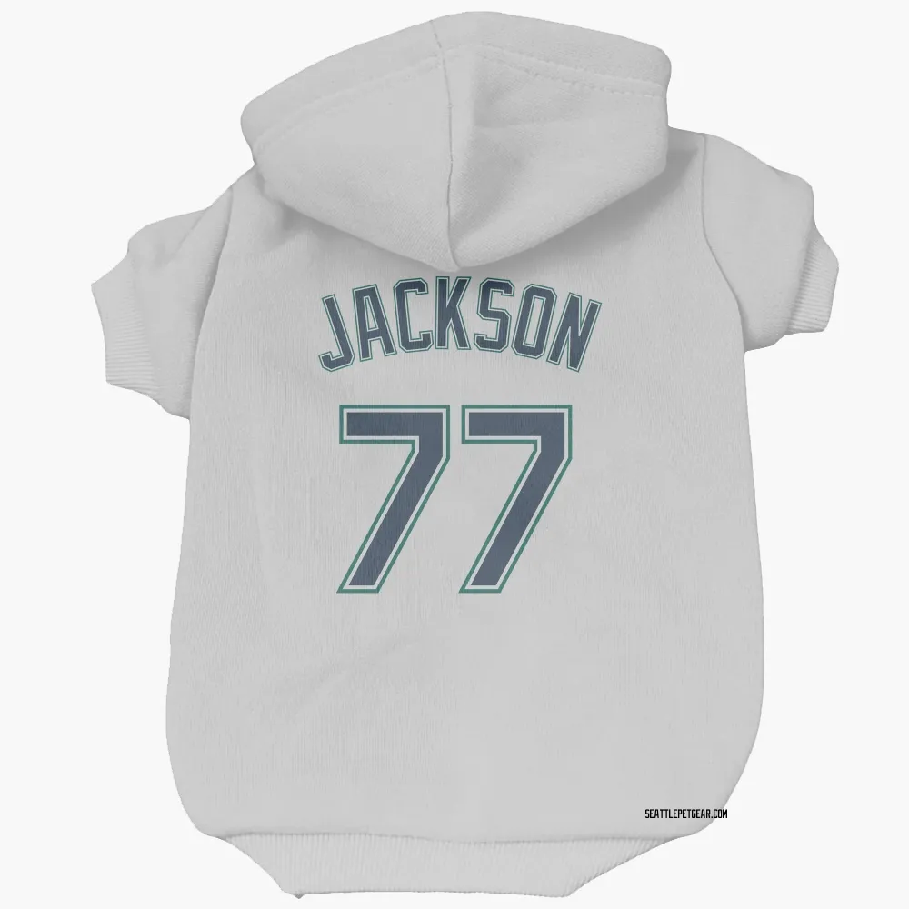 Seattle Mariners Luke Jackson White Pet Hoodie for Dog & Cat