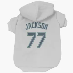 Seattle Mariners Luke Jackson White Pet Hoodie for Dog & Cat