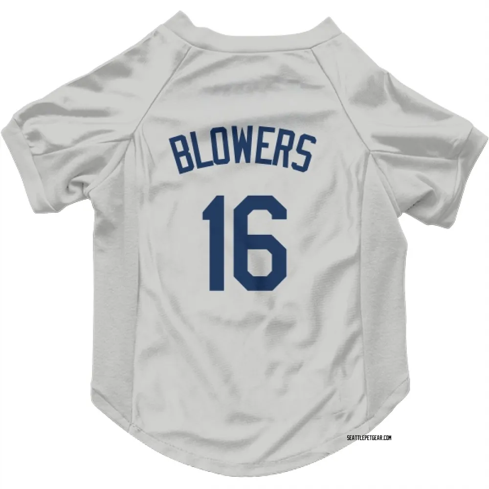 Seattle Mariners Mike Blowers Gray Pet Jersey for Dog & Cat Seattle Store
