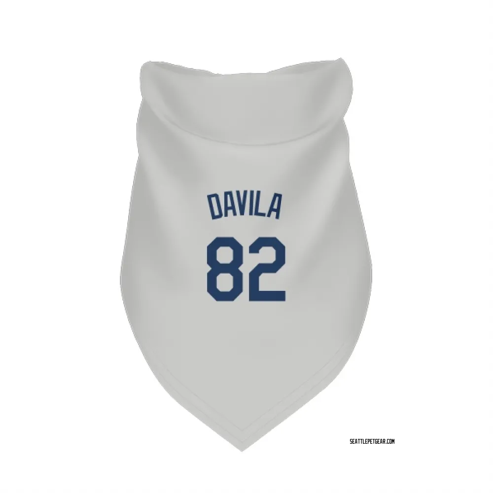 Seattle Mariners Nick Davila Gray Pet Bandana for Dog & Cat