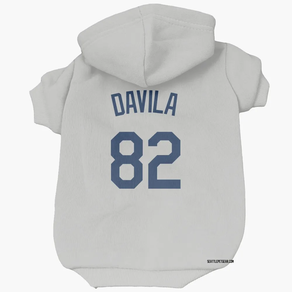 Seattle Mariners Nick Davila Gray Pet Hoodie for Dog & Cat